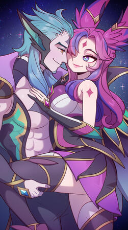 Starguardian_Xayah&Rakan Starguardian_Xayah&Rakan